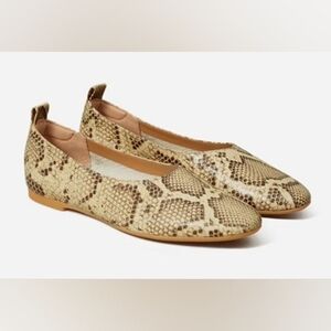 Everlane The Day Glove in Snakeskin Pattern size 10